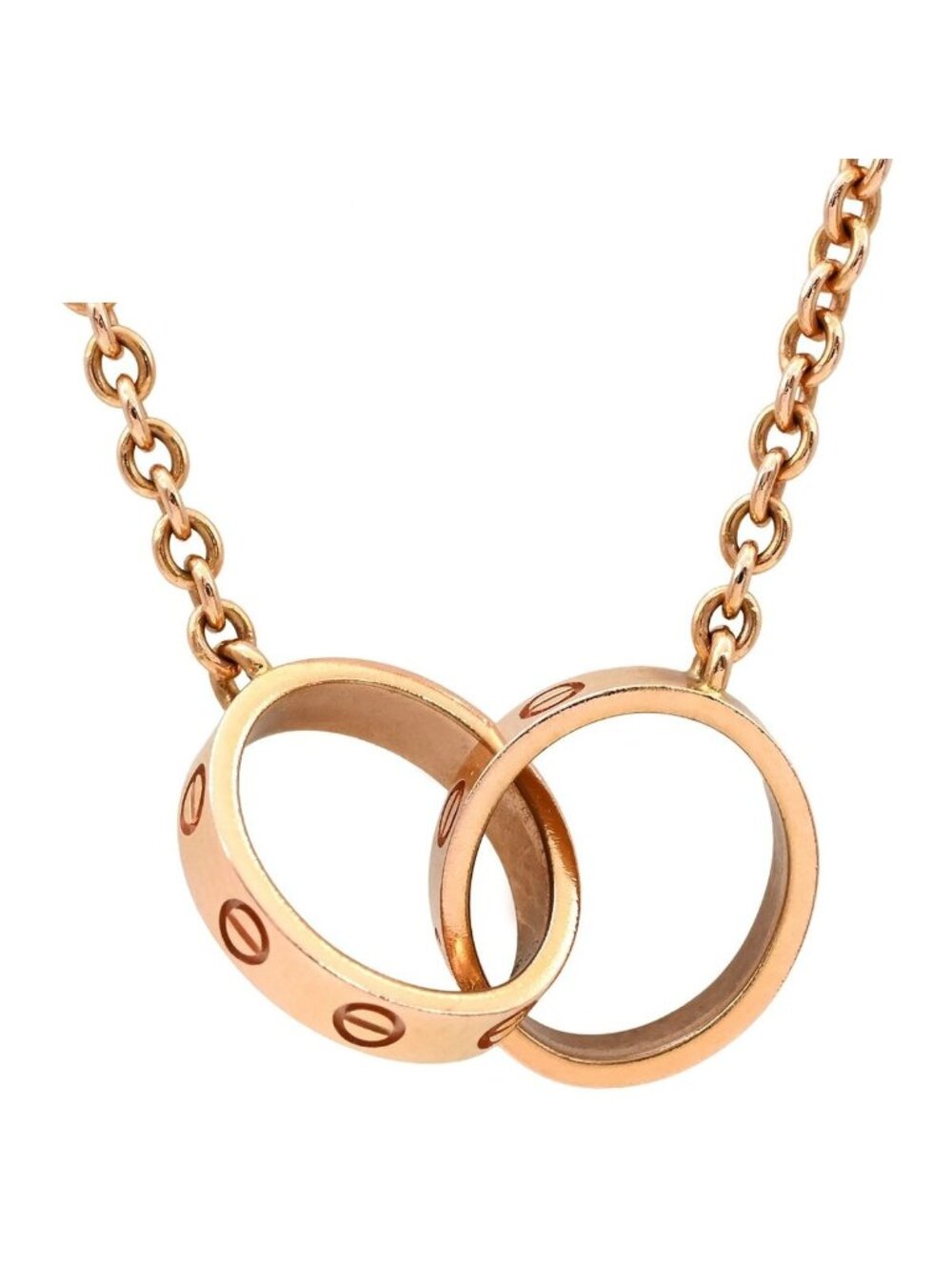 Cartier Necklace Baby Love Pink Gold 18